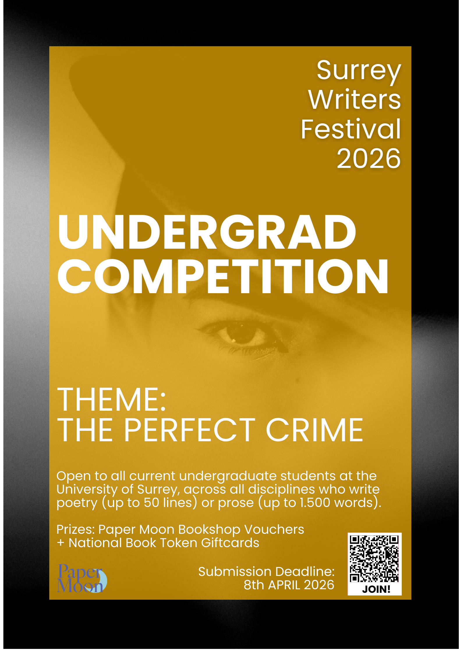 Surrey Writers Festival competition poster 