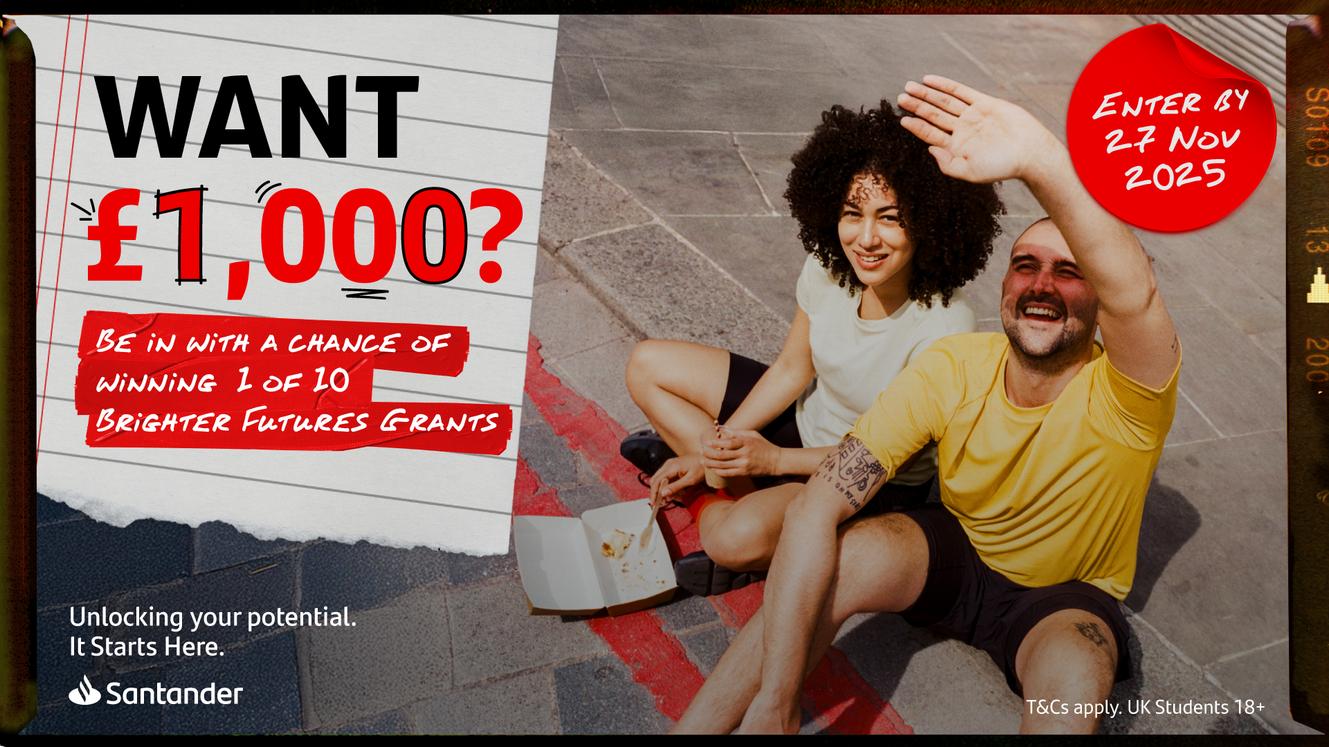 Want £1000? be in with a chance of winning 1 of 10 Brighter Futures Grants