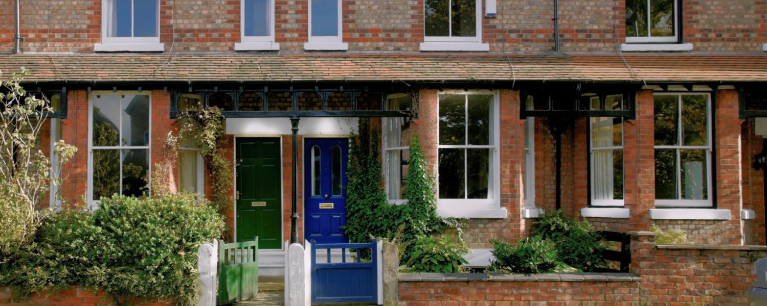 A row of terrace houses
