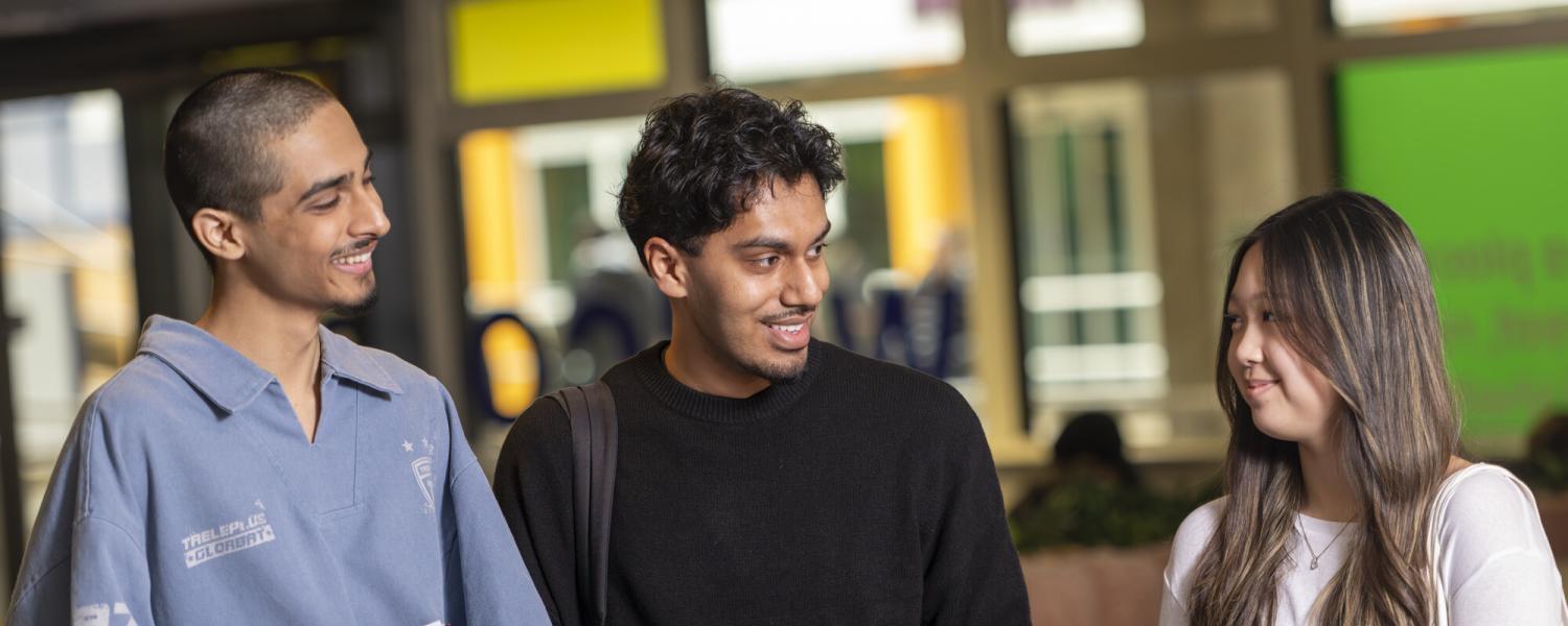 A group of students in MySurrey Nest