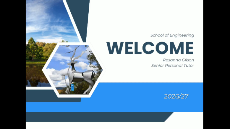 Welcome video screenshot