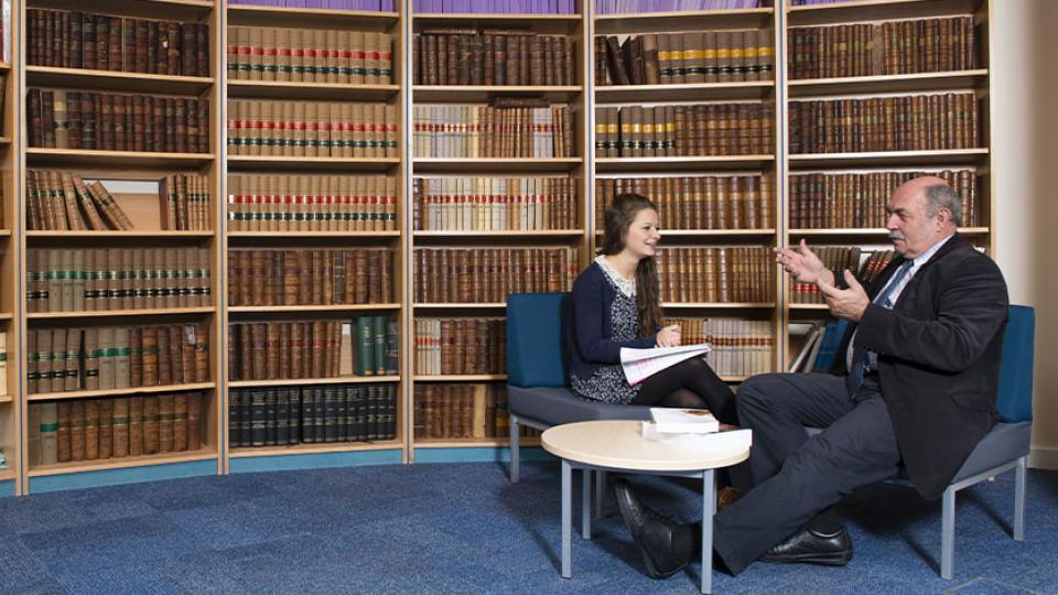 Law student and teacher