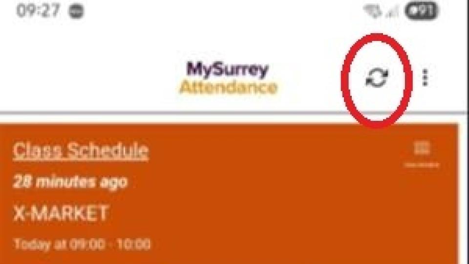 MySurrey Attendance